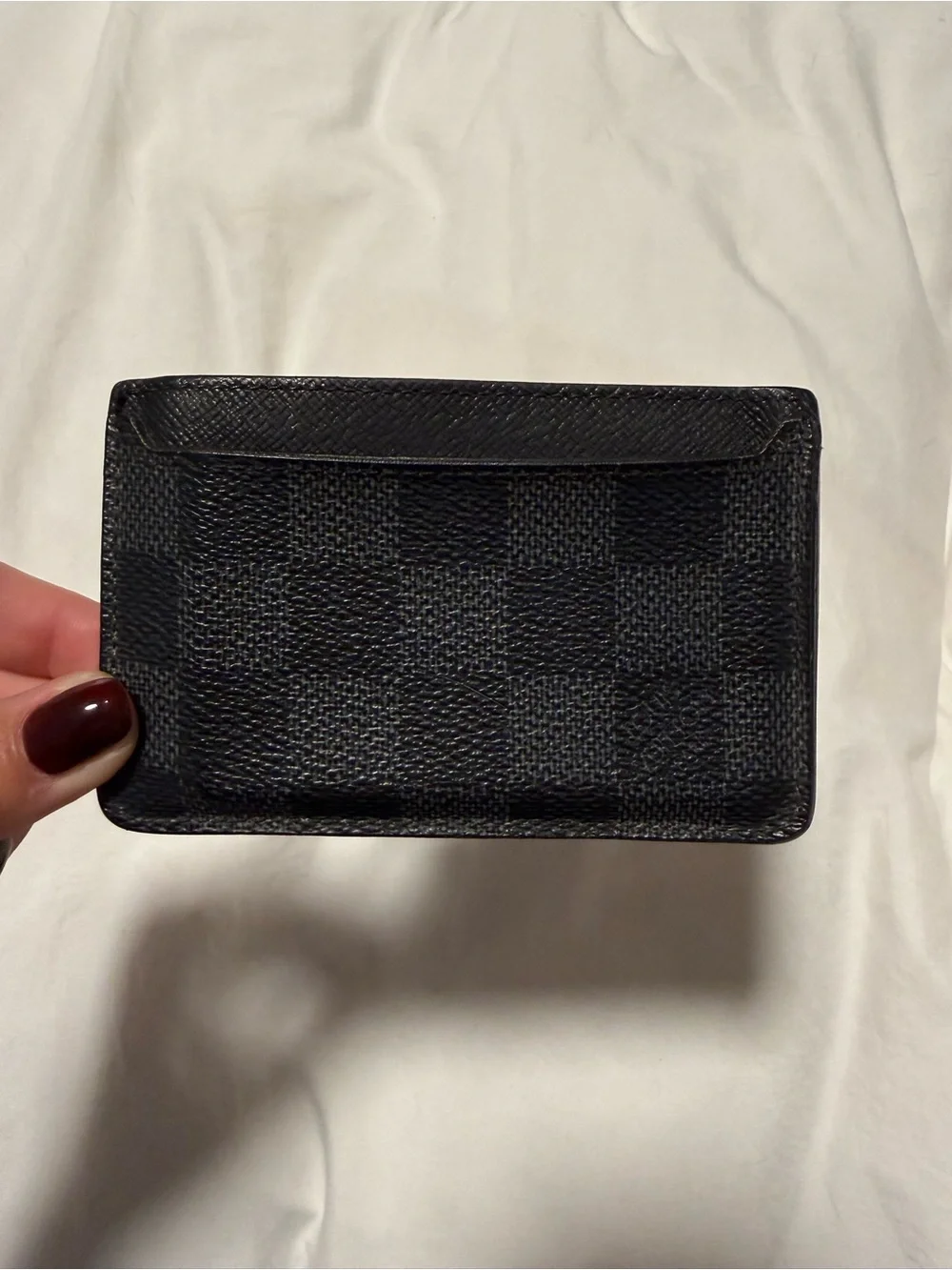 Louis Vuitton Damier Graphite Pattern Coated Canvas Card Case